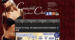 Desktop Screenshot of centerfoldclubcolumbus.com